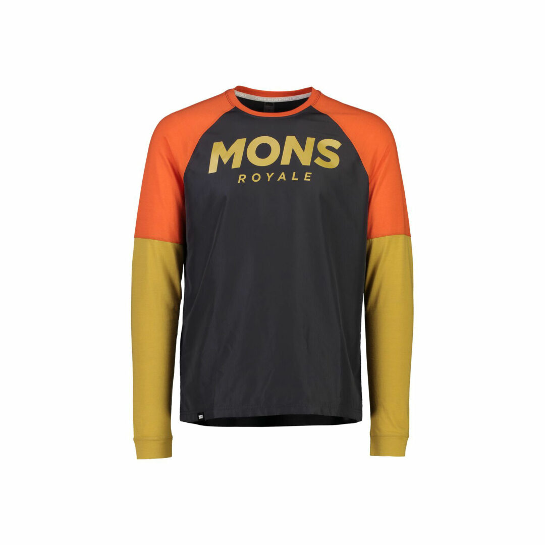 Mons Royale Mens Tarn Freeride LS Wind Jersey Desert  Alchemy