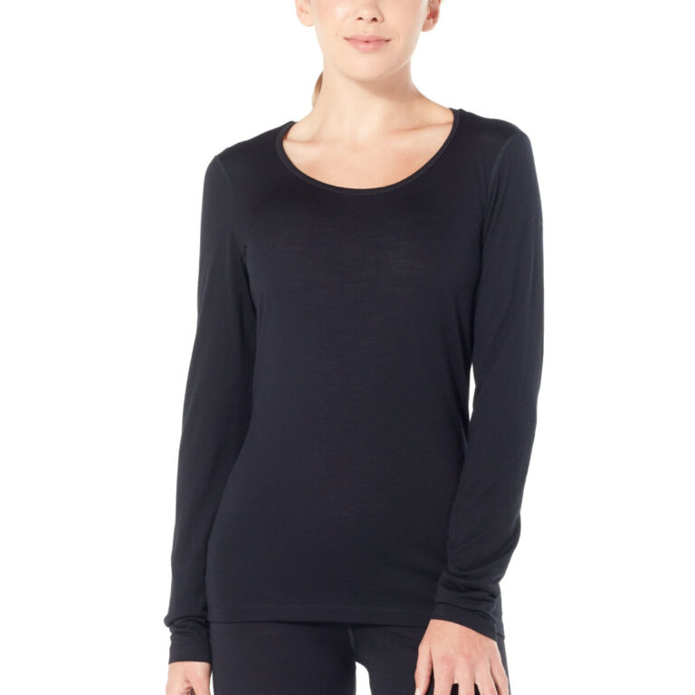 Alternative view of Icebreaker Women's 200 Oasis L/S Scoop Blk