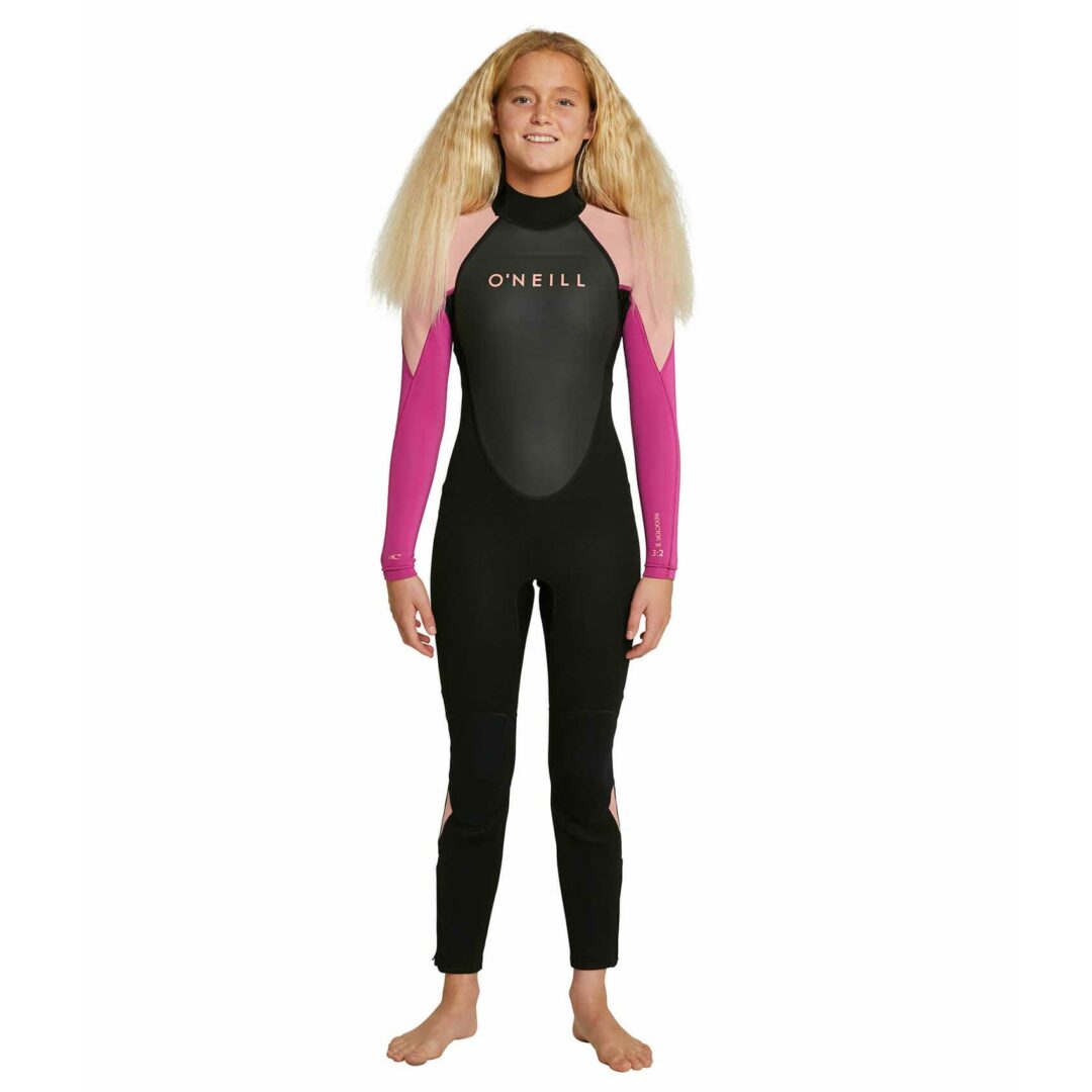 O'Neill Youth 3/2mm Reactor II Wetsuit Black/MGH