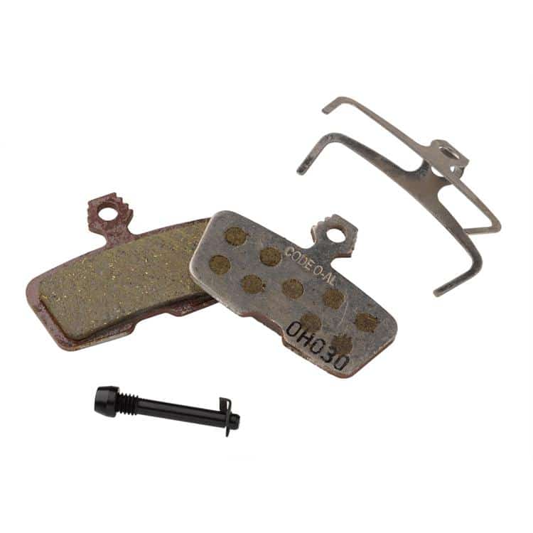 4 Pairs (8 Pads) Semi-Metallic Disc Brake Pads For Avid Code R Hydraulic Brakes - Includes Springs