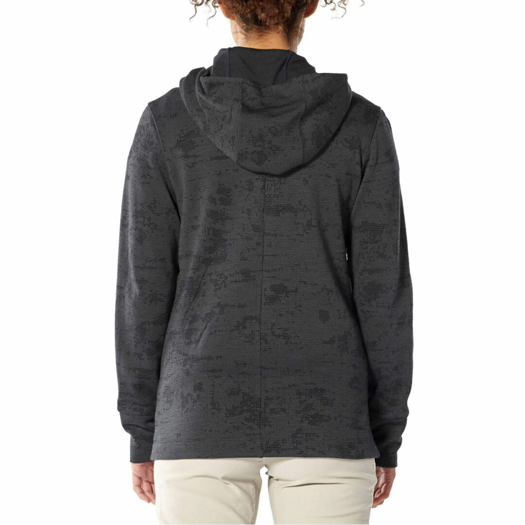 Icebreaker Women's Away II Long Sleeve Zip MonsoonHood - Image 2