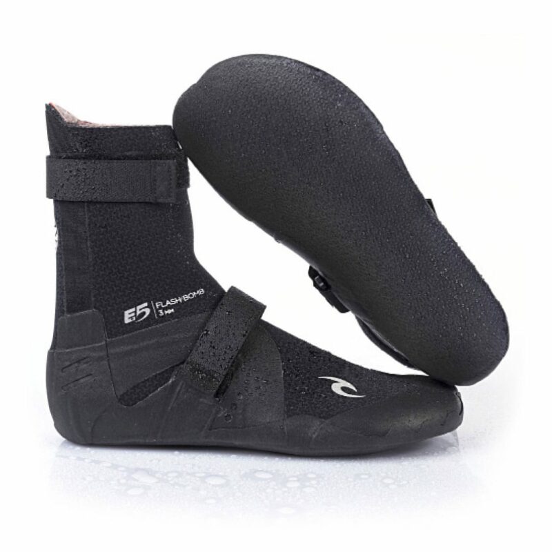Rip Curl Booties Flashbomb 3mm Hidden Split Toe Black Coastal Sports