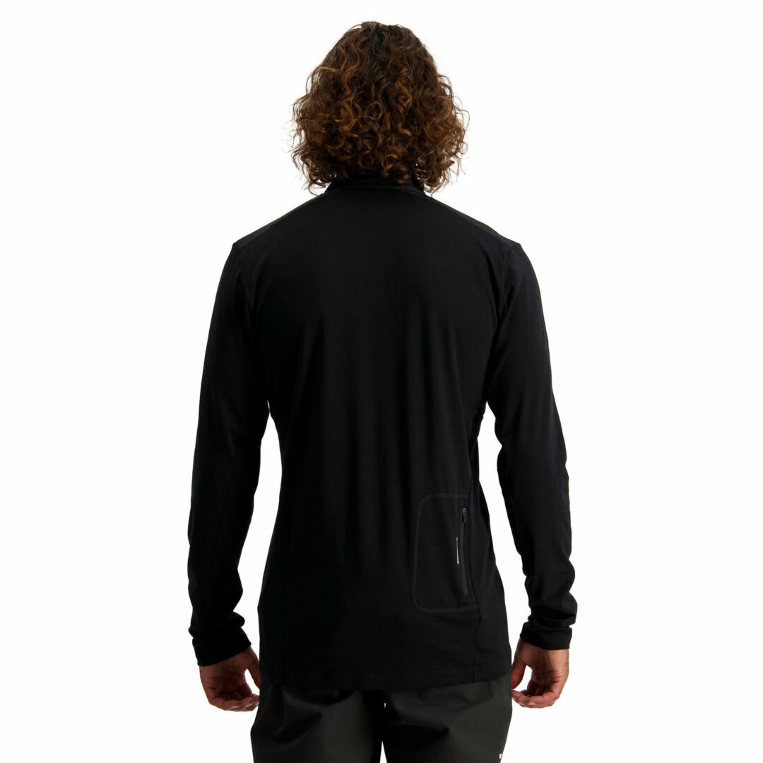Mons Royale Men's Redwood Wind Jersey Black - Image 3