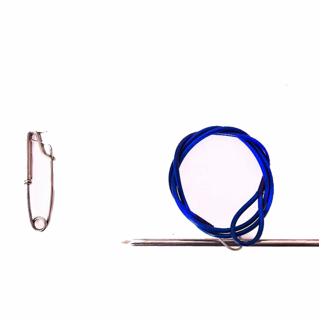 Stringer plastic coated & swivel clip