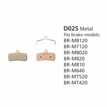 Shimano BR-M810 DISC BRAKE PADS 1PR D02S METALLIC