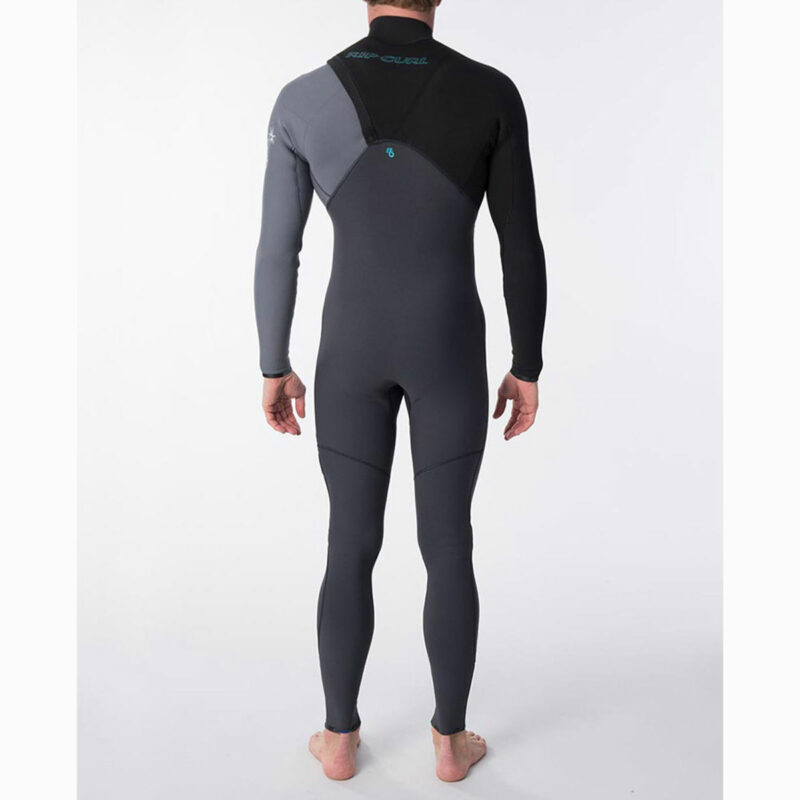 Rip Curl Men's EBomb 3/2mm Zip Free Wetsuit Grey Coastal Sports