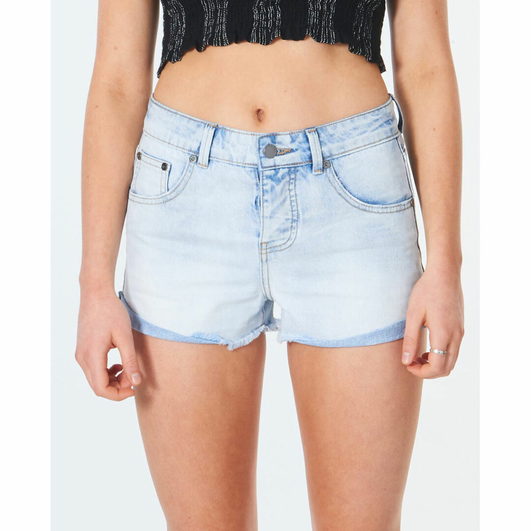 Rip Curl Women's Amy Denim Short Blue Ice