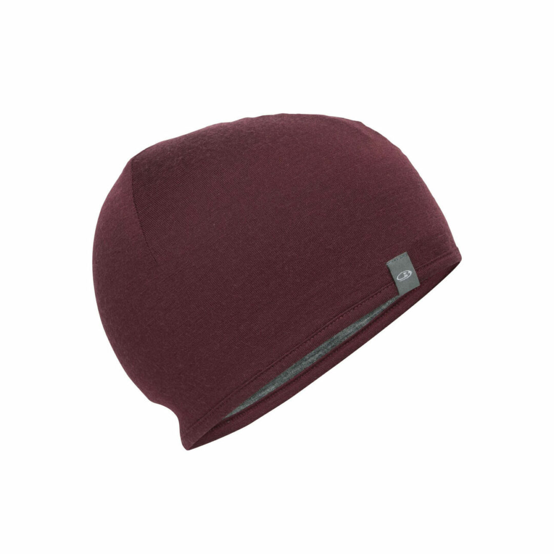 Icebreaker Unisex Merino Pocket Beanie Redwood