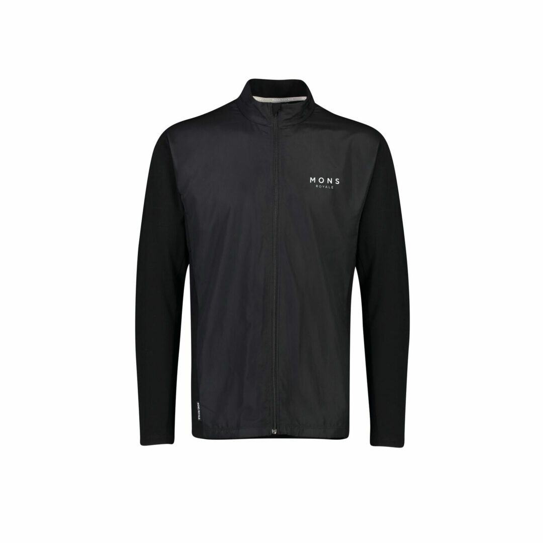 Mons Royale Men's Redwood Wind Jersey Black