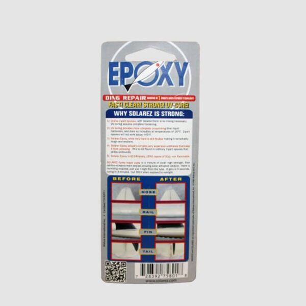 Alternative view of Solarez Epoxy 0.5 oz Tube Surf board Repair