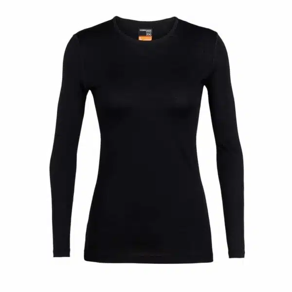Icebreaker Women's Oasis LS Crewe Black