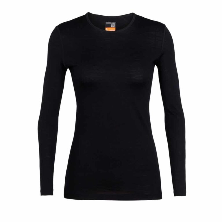 Icebreaker Women's Oasis LS Crewe Black