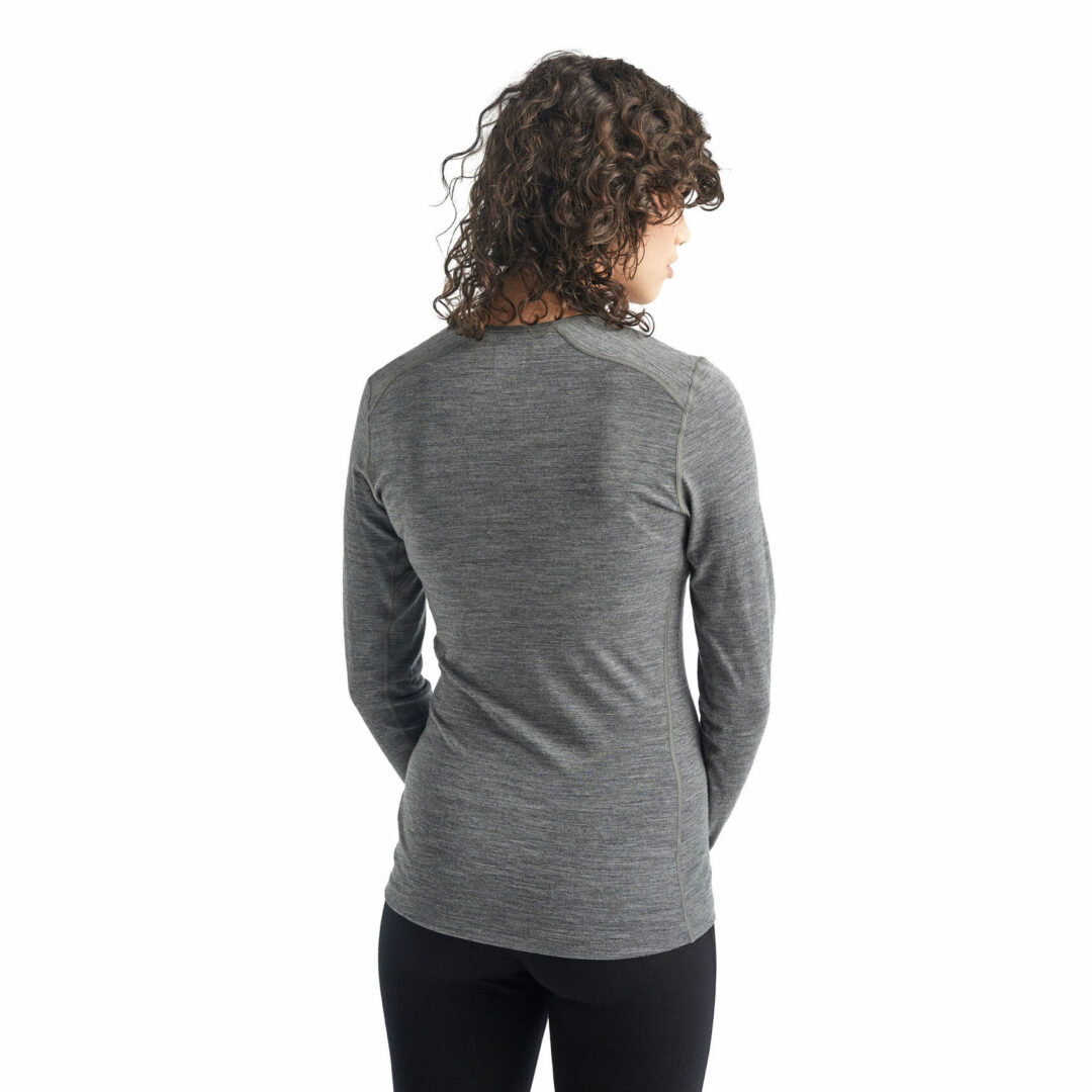 Icebreaker Women's Merino 200 Oasis Long Sleeve Crewe Thermal Top GTH - Image 2