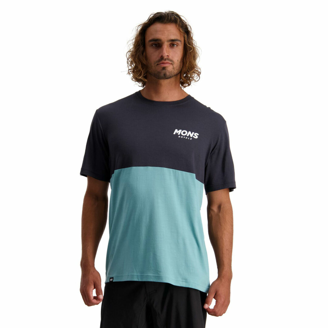 Mons Royale Men's Tarn Freeride T 9 Iron / Sage - Image 4