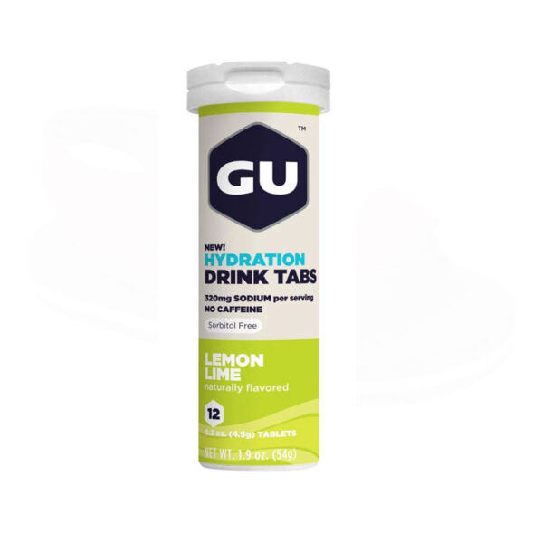 GU HYDRATION DRINK TABLETS SINGLE TUBE LEMON LIME