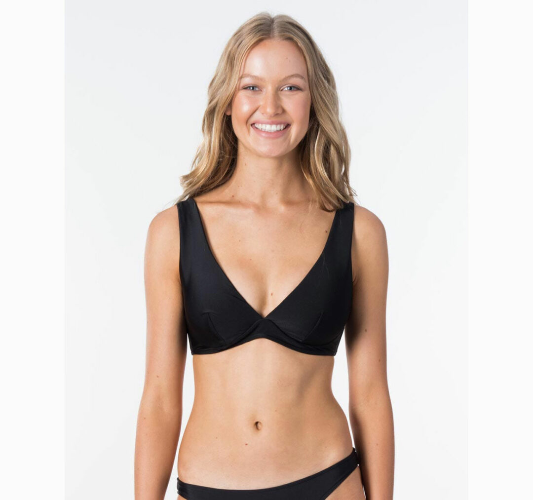 Rip Curl Women's Classic Surf Eco D-DD Plunge Bikini Top