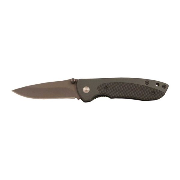 Whitby & Co 2.5" Carbon Effect Lock Knife