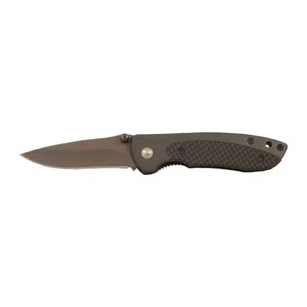 Whitby & Co 2.5" Carbon Effect Lock Knife