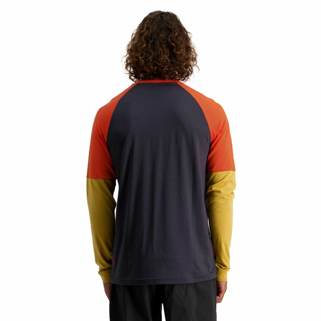 Mons Royale Mens Tarn Freeride LS Wind Jersey Desert  Alchemy - Image 3