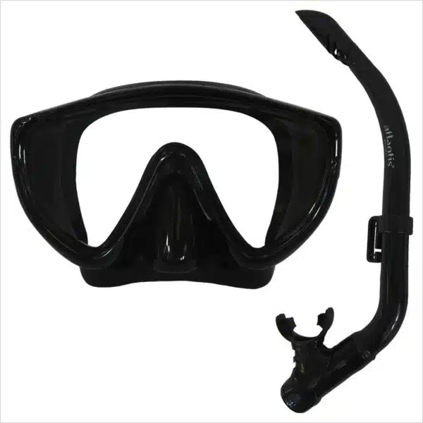 Atlantis Mask/Snor Set Spree Ms43 Blk