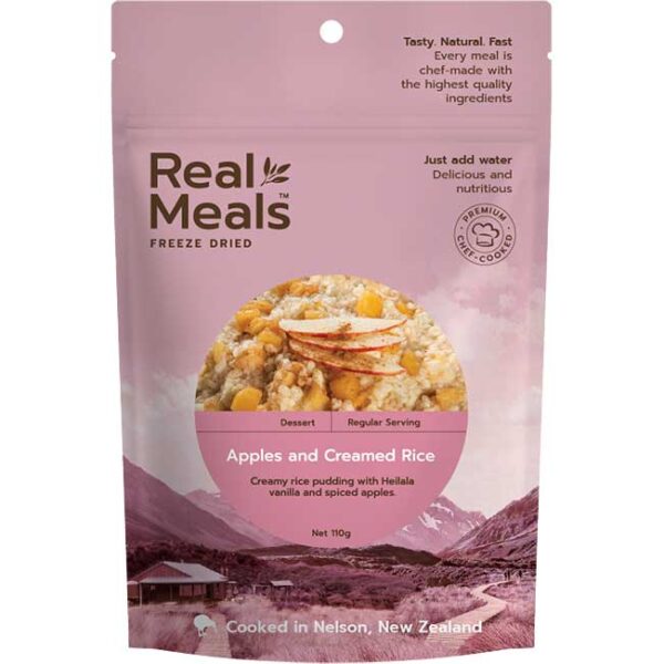 Real Meals  Apples On Creamed Rice