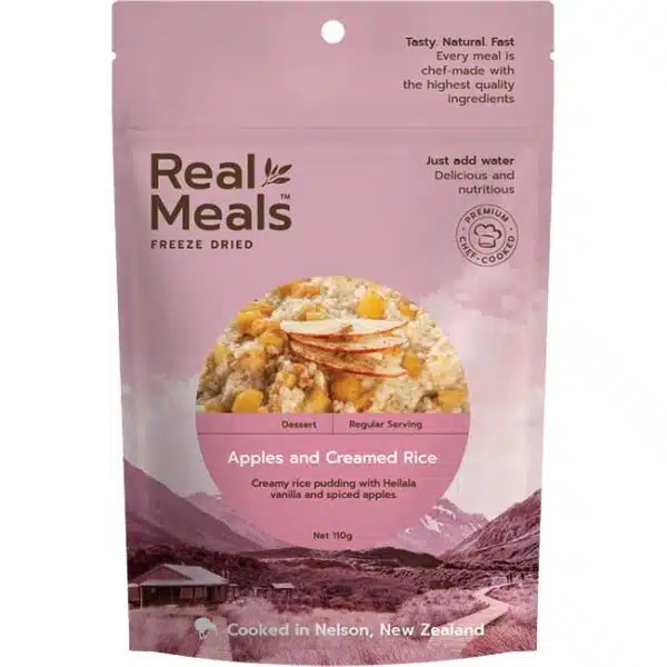 Real Meals  Apples On Creamed Rice