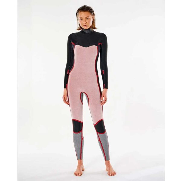 Alternative view of Rip Curl Women's 3/2 Dawn Patrol Chest Zip Charcoal