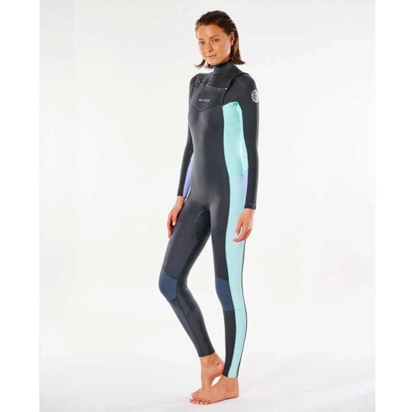 Rip Curl Women's 3/2 Dawn Patrol Chest Zip Charcoal
