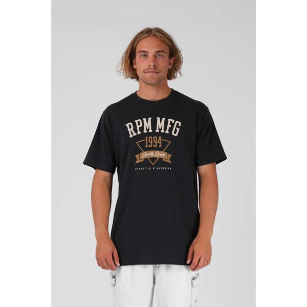 RPM Men's Athletic Tee Black