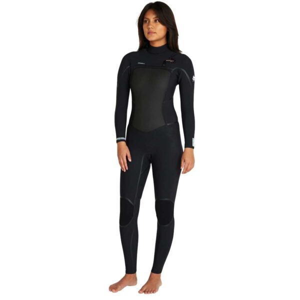 O'Neill Women's 4/3mm Psycho Tech Chest Zip Black