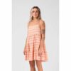 22SW16B SUMMER DRESS ORANGE STRIPE 2
