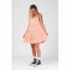 22SW16B SUMMER DRESS ORANGE STRIPE 3