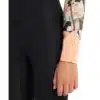 girls bahia 3 2mm steamer chest zip wetsuit black wpp 96435 06