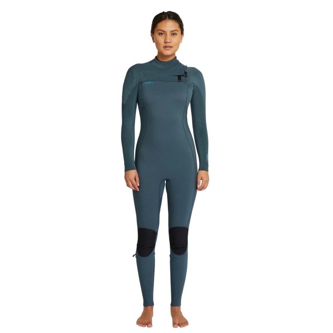 O'Neill Women's 4/3+mm Hyperfreak Chest Zip Wetsuit Shade