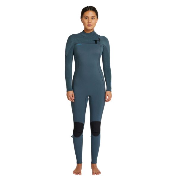 O'Neill Women's 4/3+mm Hyperfreak Chest Zip Wetsuit Shade