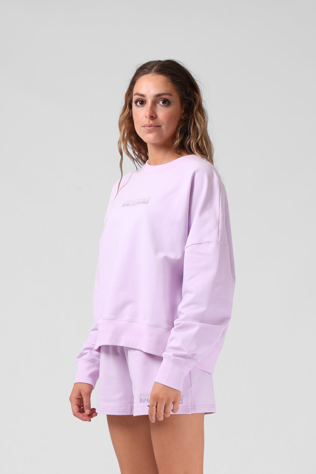 RPM Women's Slouch Crew Lilac - Image 4