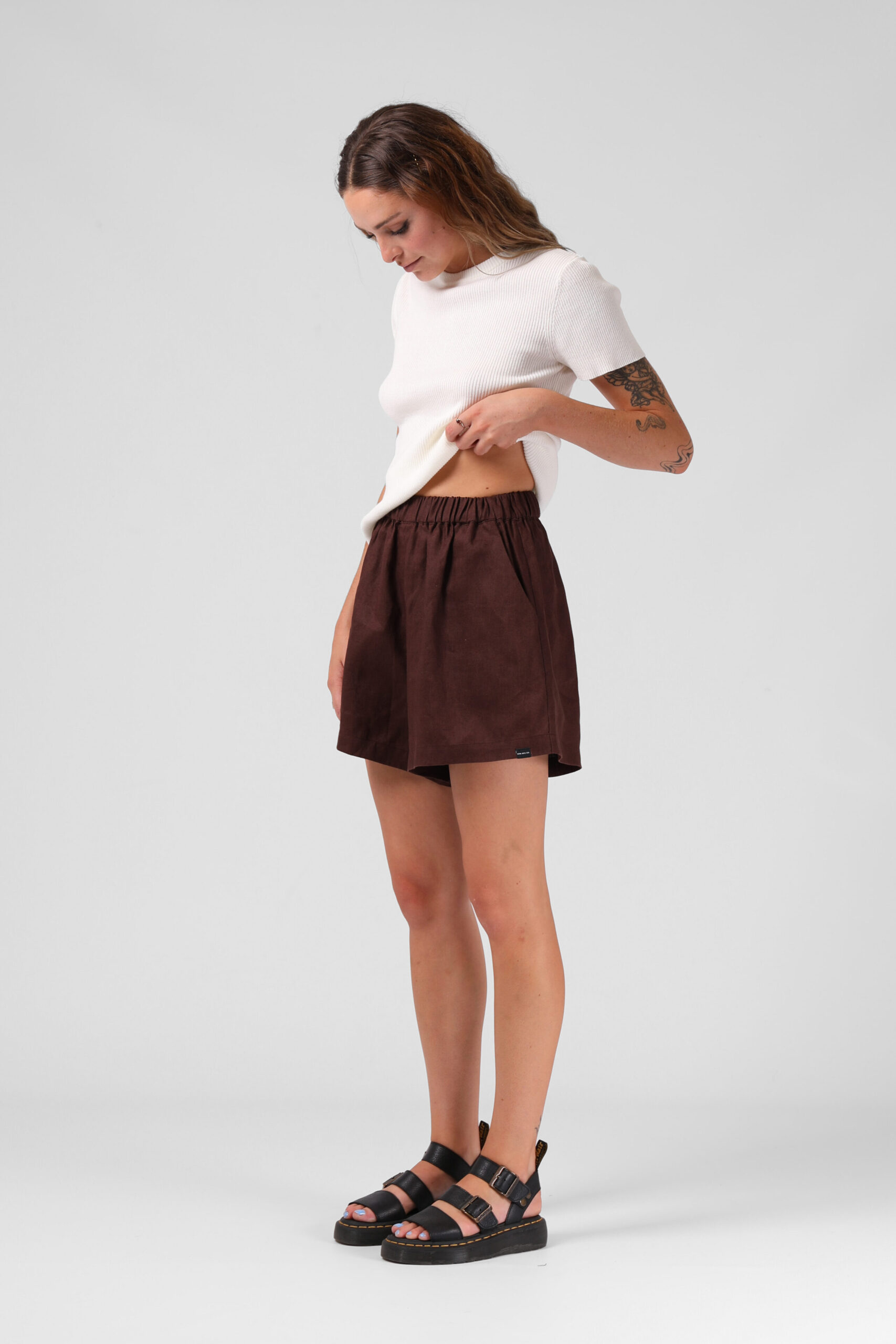 RPM Women's Gracie Short Chocolate 4 RPM Women's Gracie Short Chocolate - Image 4