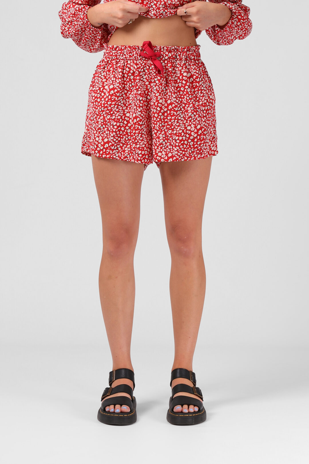 RPM Women's Millie Short Red Floral - Image 4