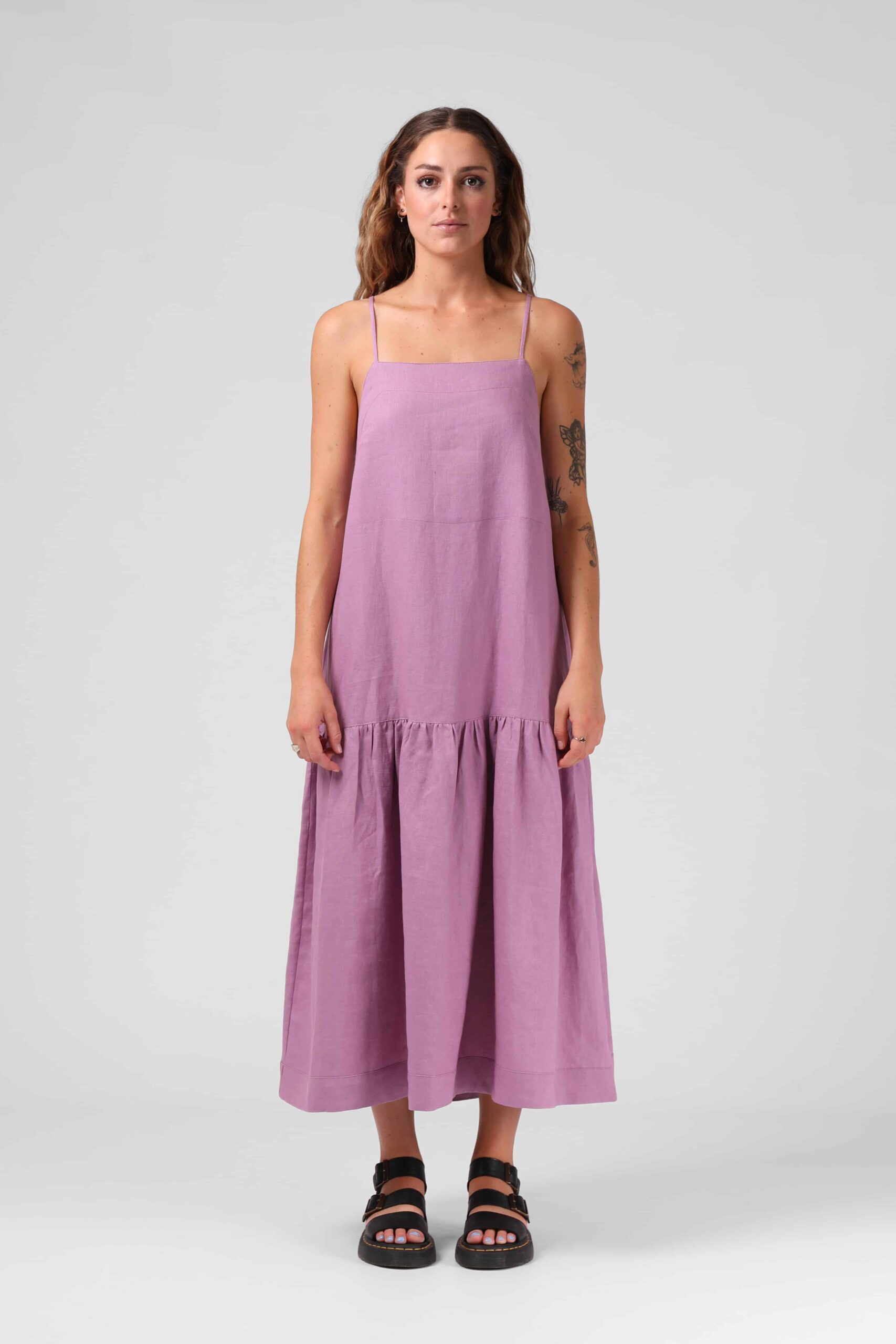 RPM Women's Antoinette Dress Mauve 2 RPM Women's Antoinette Dress Mauve - Image 2