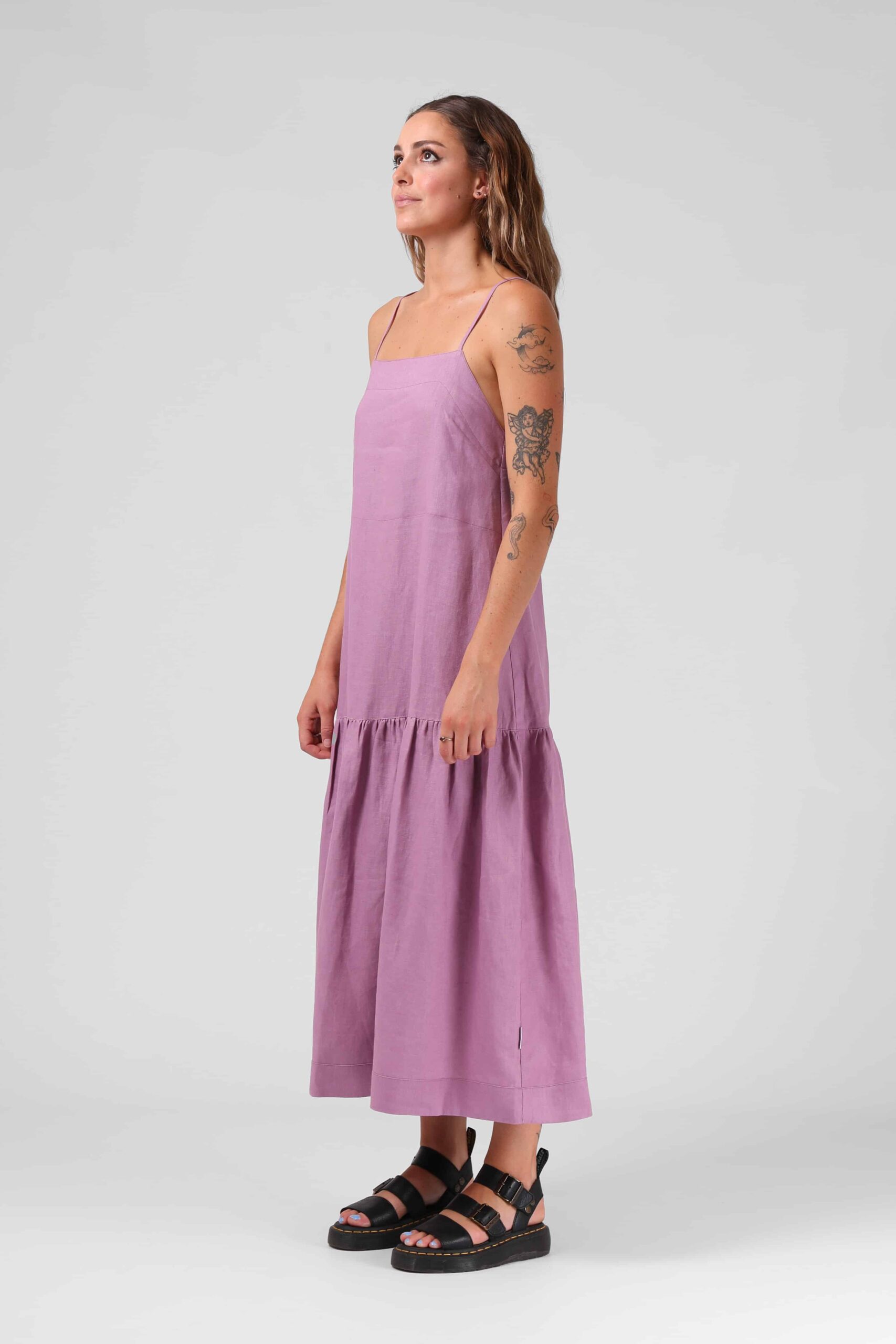 RPM Women's Antoinette Dress Mauve 4 RPM Women's Antoinette Dress Mauve - Image 4