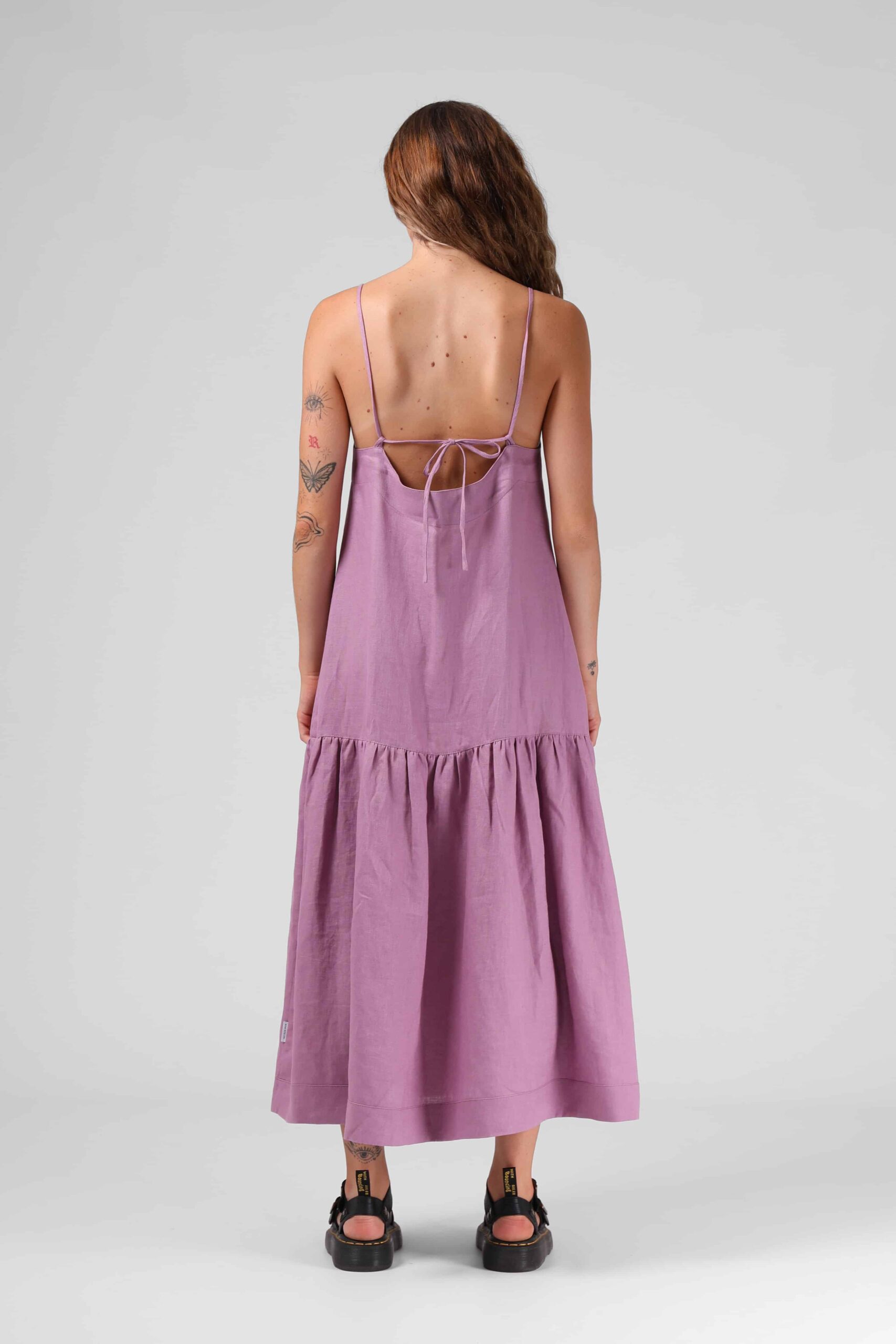 RPM Women's Antoinette Dress Mauve 3 RPM Women's Antoinette Dress Mauve - Image 3