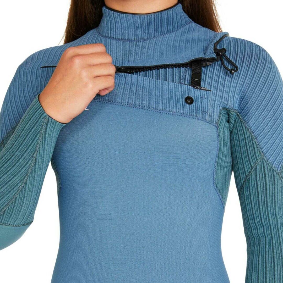 O'Neill Girls 3/2+ Hyperfreak Chest ZIp Dusty Blue - Image 2