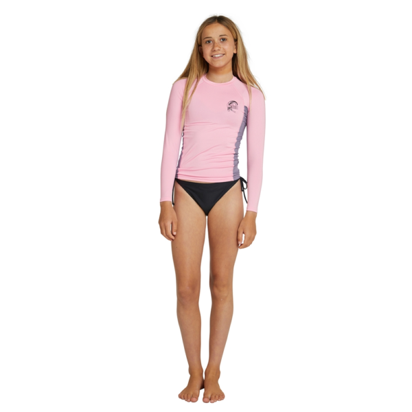 O'Neill Girls Rashie Classic UV L/S Pink
