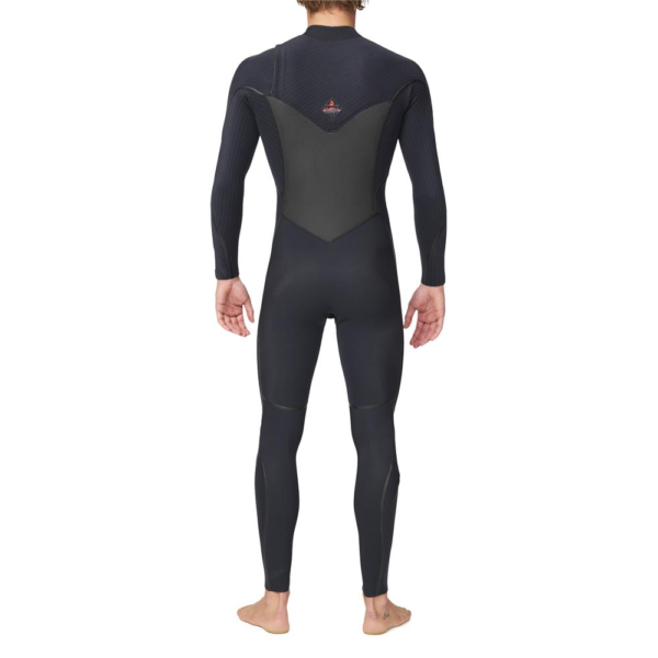 Alternative view of O'Neill Men's 4/3mm Hyper Fire X Chest Zip Black