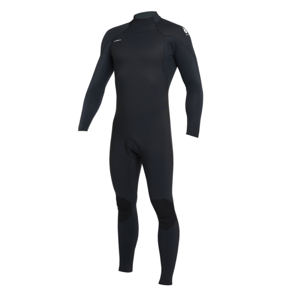 O'Neill Men's 4/3mm Hyper Fire Back Zip Black
