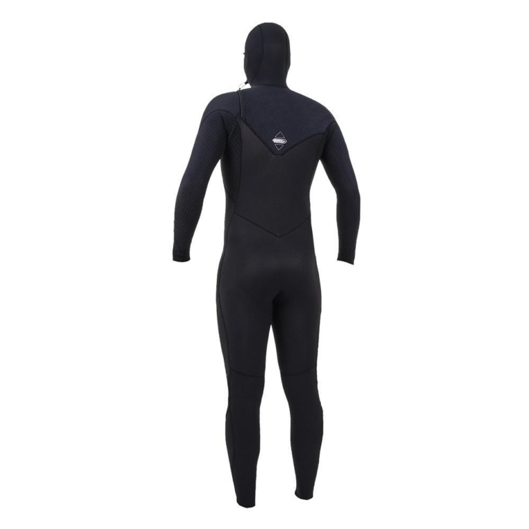 Alternative view of O'Neill Men's 5/4+mm Hyperfreak With Hood Chest Zip Black
