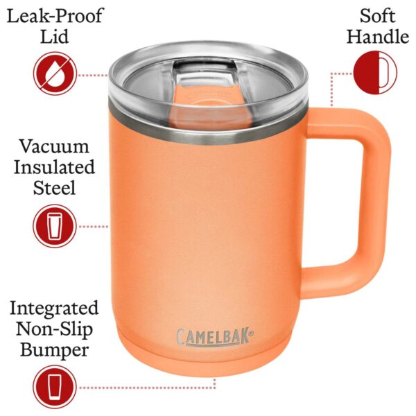 Alternative view of CamelBak Thrive™ 16 oz Mug, Insulated Stainless Steel