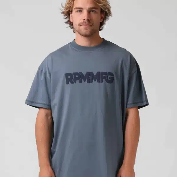 RPM Men's Old School OS Tee Stormy Blue