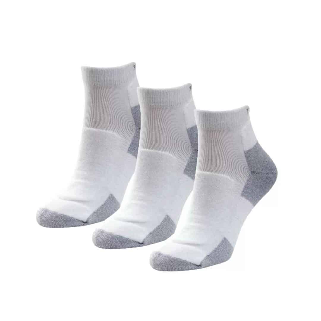 Thermatech Sock Speed DriUltra 1/4 Crew 3 Pack White/Grey