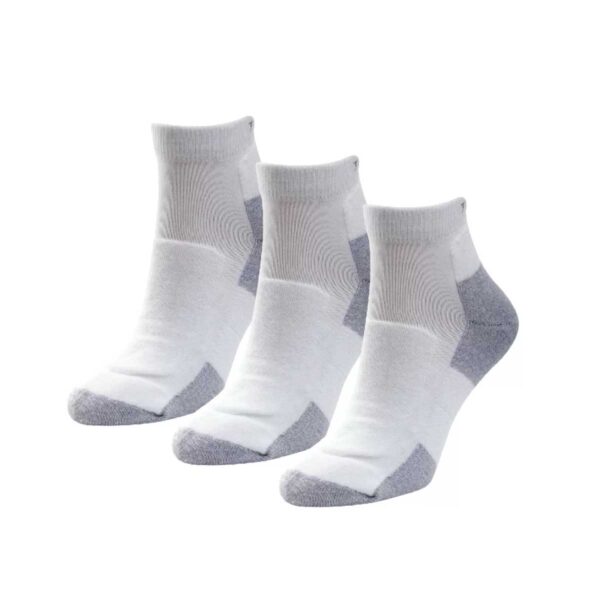 Thermatech Sock Speed DriUltra 1/4 Crew 3 Pack White/Grey